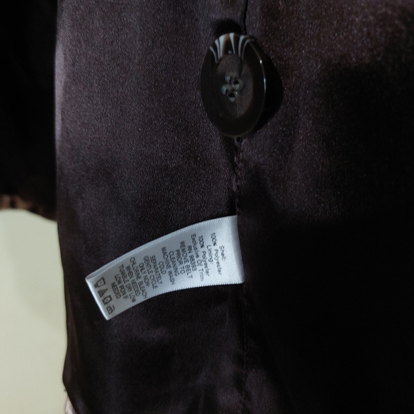 Vintage Dennis Basso Leopard Print Collared Longline Trench Coat Size Small - Picture 15 of 15